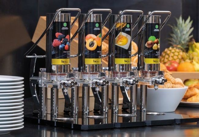 Espositori confetture per la colaizone del tuo hotel